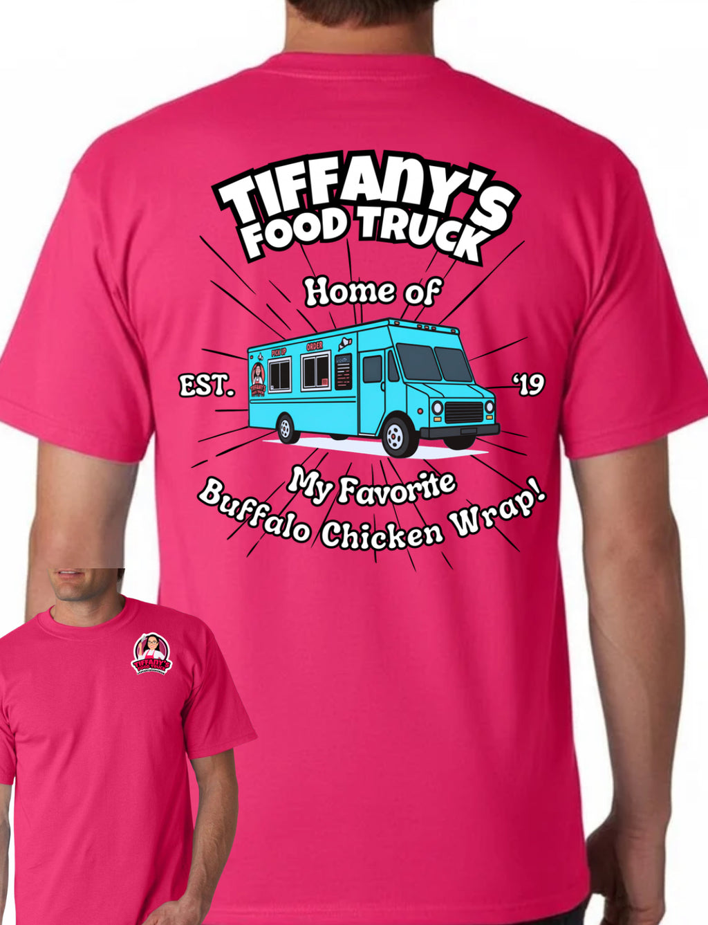 Wholesale 48 Tiffany’s Food Truck Shirts