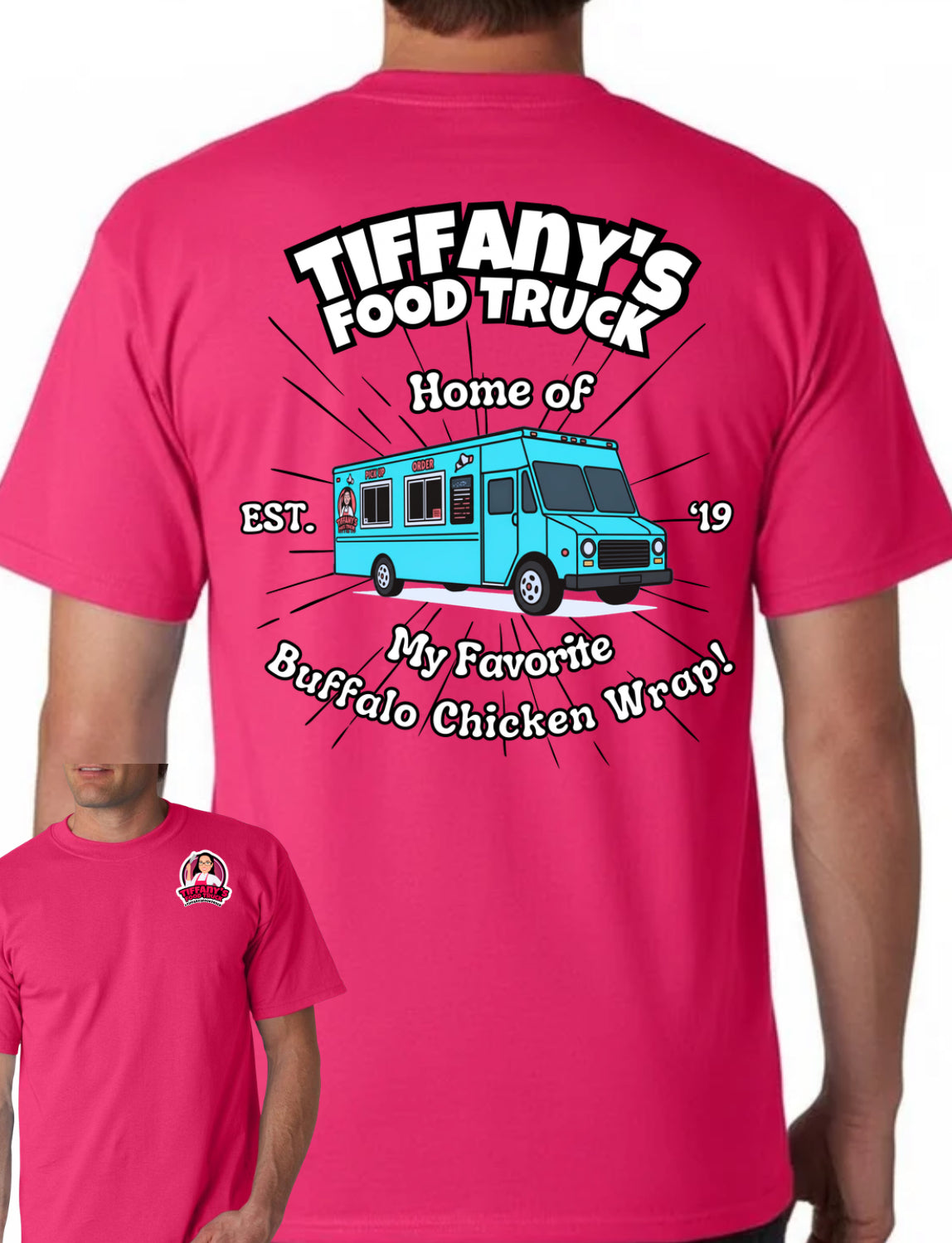 Wholesale 48 Tiffany’s Food Truck Shirts
