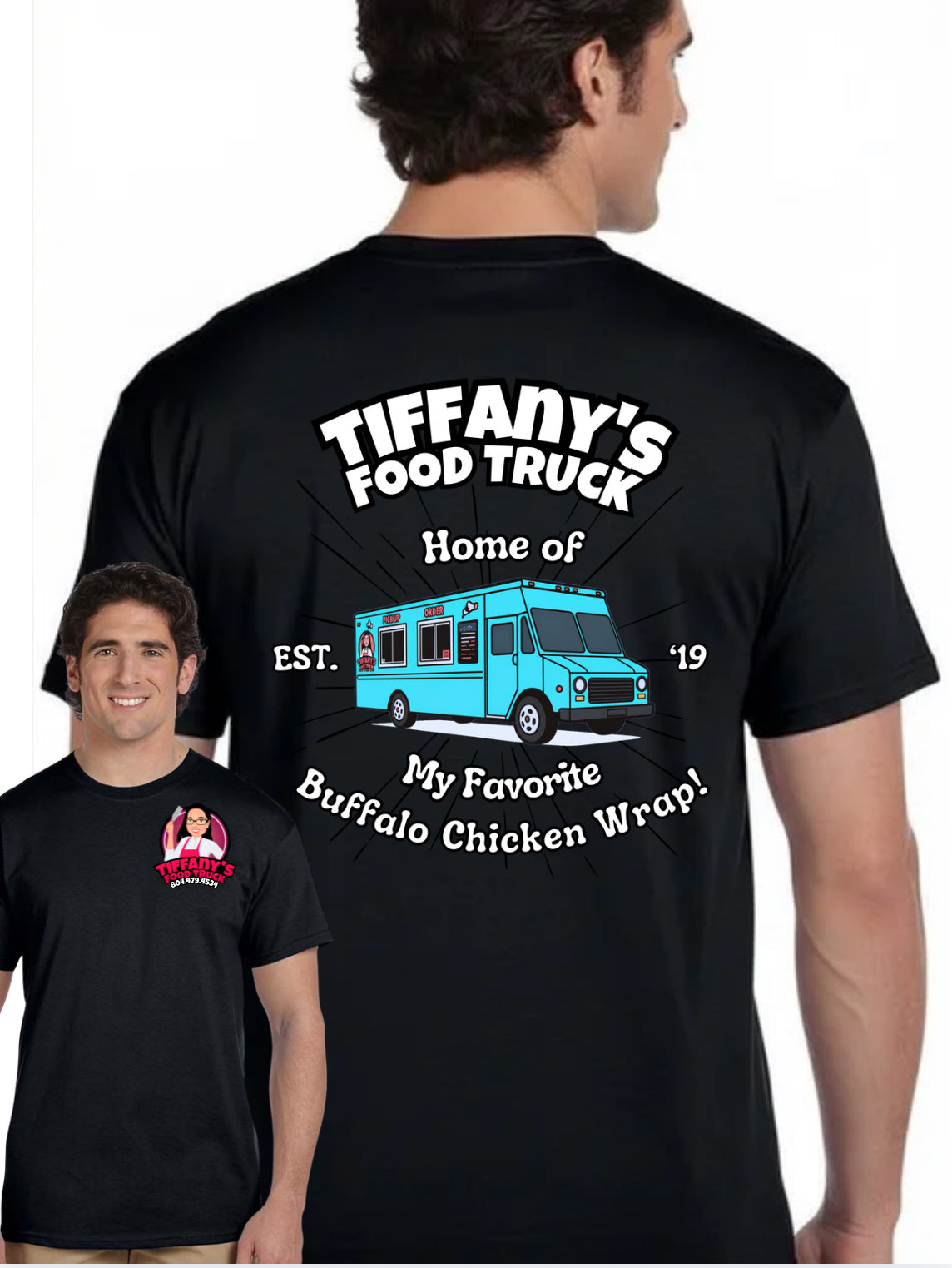 Wholesale 48 Tiffany’s Food Truck Shirts