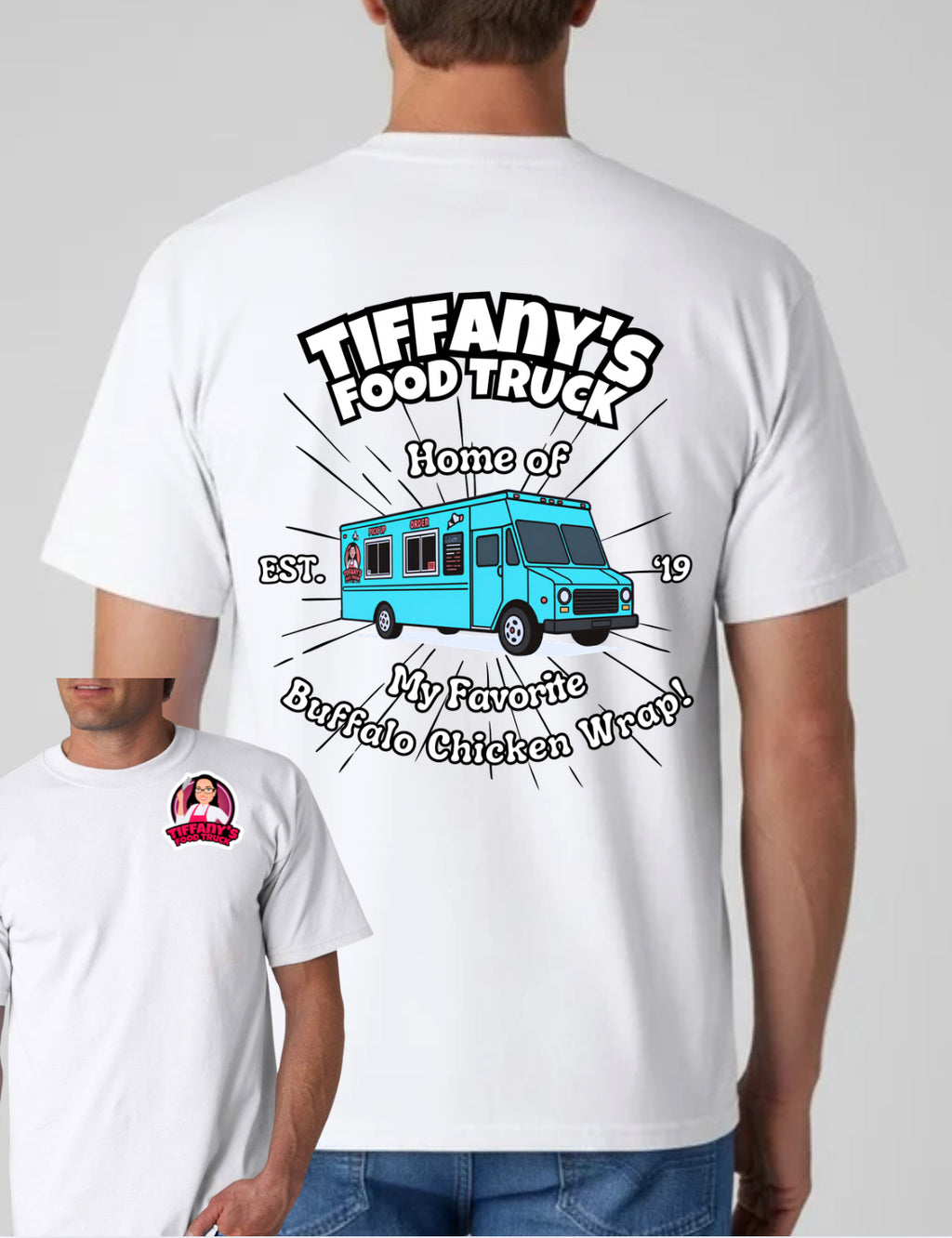 Wholesale 48 Tiffany’s Food Truck Shirts