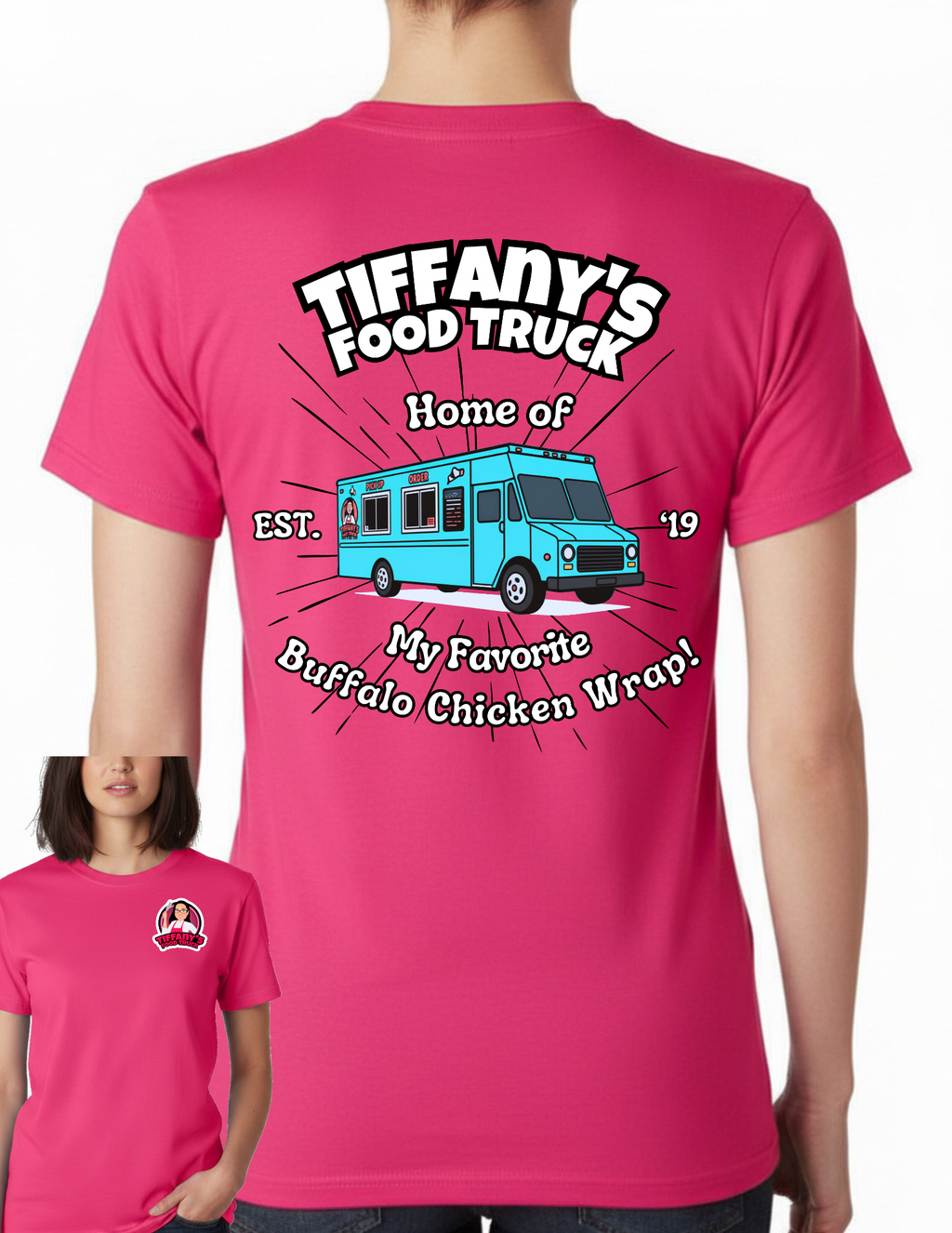 Wholesale 48 Tiffany’s Food Truck Shirts